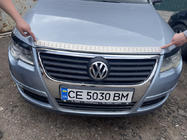 Volkswagen Passat B6 2006-2012 Nakładka na maskę (1 szt, stal nierdzewna) zdjęcia 1