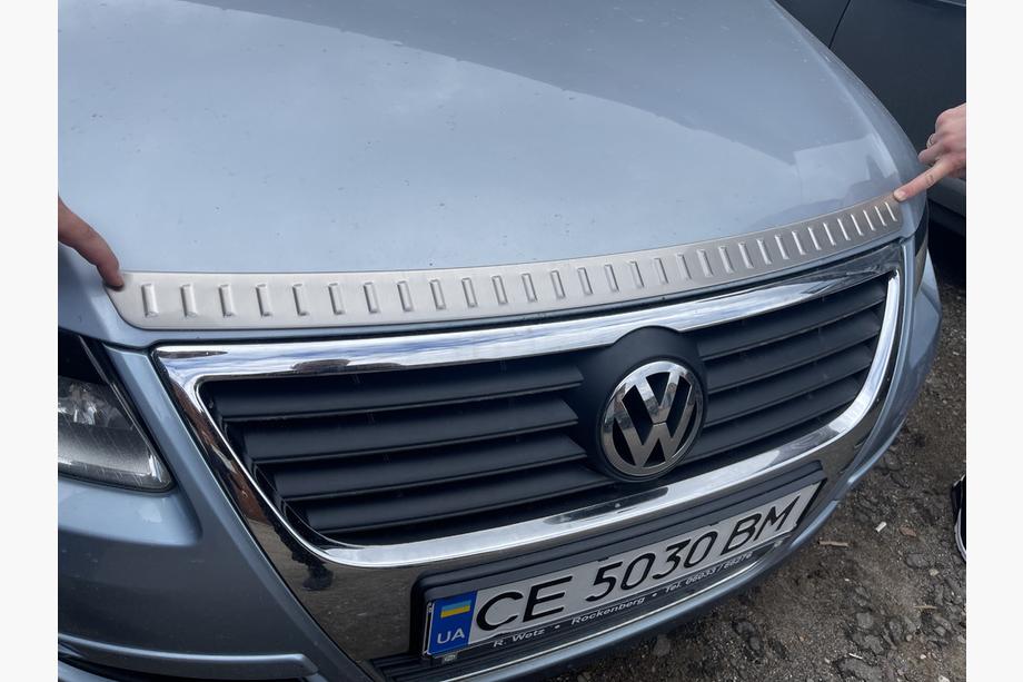 Volkswagen Passat B6 2006-2012 Nakładka na maskę (1 szt, stal nierdzewna) Zdjęcia 2