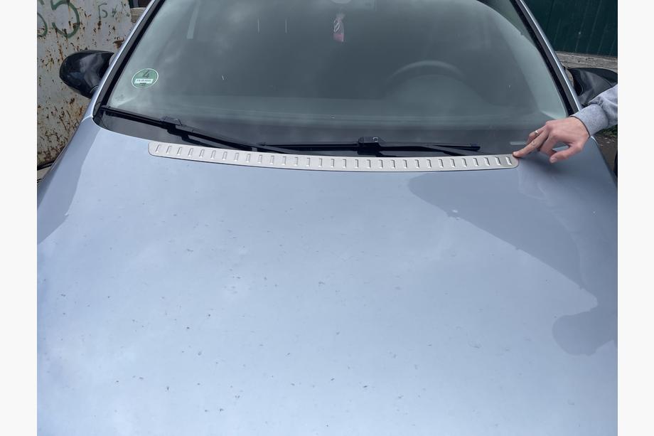 Volkswagen Passat B6 2006-2012 Nakładka na maskę (1 szt, stal nierdzewna) Zdjęcia 3