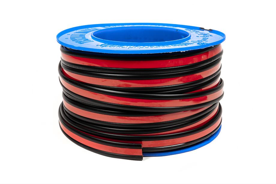 Czarna listwa z czerwoną wstawką na metry sal16b (1 metr, 27 mm) Zdjęcia 3