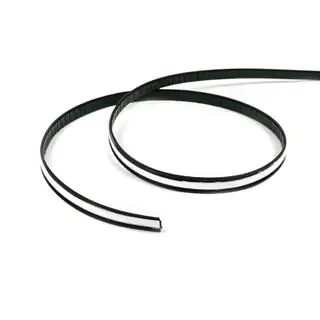Czarna listwa z chromowaną wstawką na metry sal13 (1 metr, 16.5 mm) zdjęcia 1