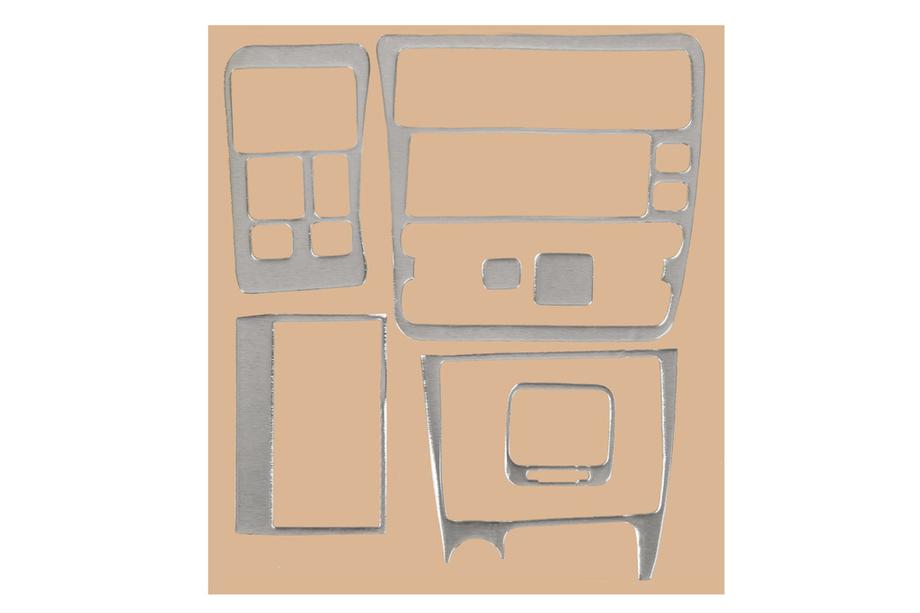 Toyota Corolla 1993-1998 Nakładki na deskę rozdzielczą (aluminium) Image