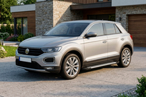 Volkswagen T-Roc 2017-2025 Progi Boczne Line (2 szt., Aluminium) zdjęcia 1