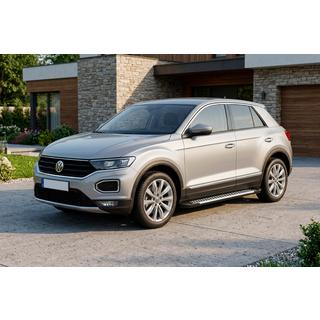 Progi Boczne Line (2 szt., Aluminium) Volkswagen T-Roc 2017-2025 zdjęcia 1