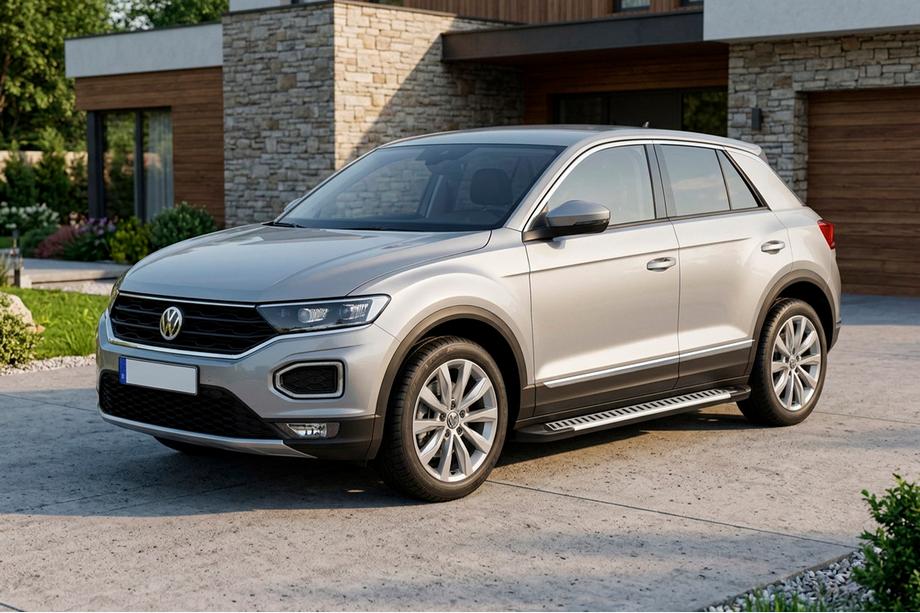 Volkswagen T-Roc 2017-2025 Progi Boczne Line (2 szt., Aluminium) Image