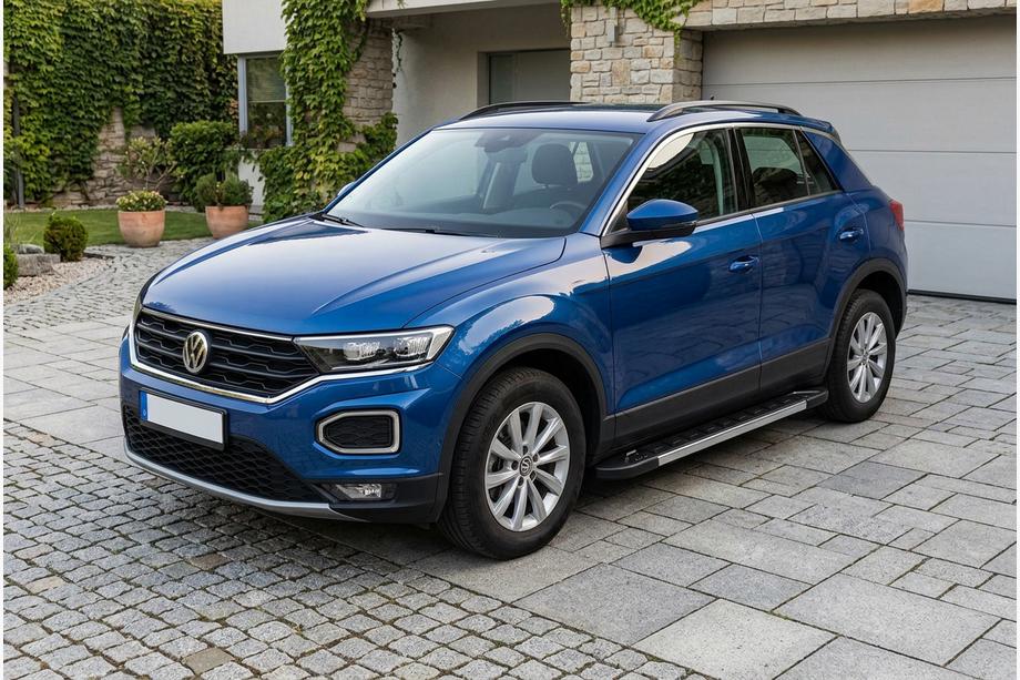 Volkswagen T-Roc 2017-2025 Progi Boczné RedLine V1 (2 szt., Aluminium) Image