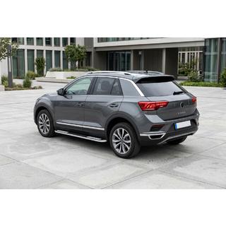 Progi Boczné Tayga V2 (2 szt., Aluminium) Volkswagen T-Roc 2017-2025 zdjęcia 1