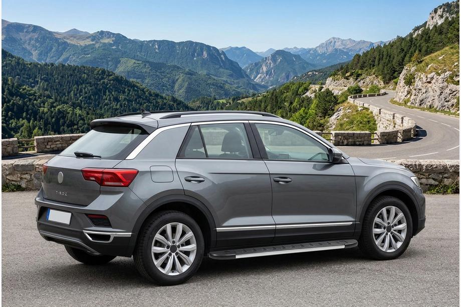Volkswagen T-Roc 2017-2025 Progi Boczné Duru (2 szt., Aluminium) Image