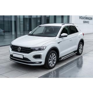 Progi Boczné Rainbow (2 szt., Aluminium) Volkswagen T-Roc 2017-2025 zdjęcia 1