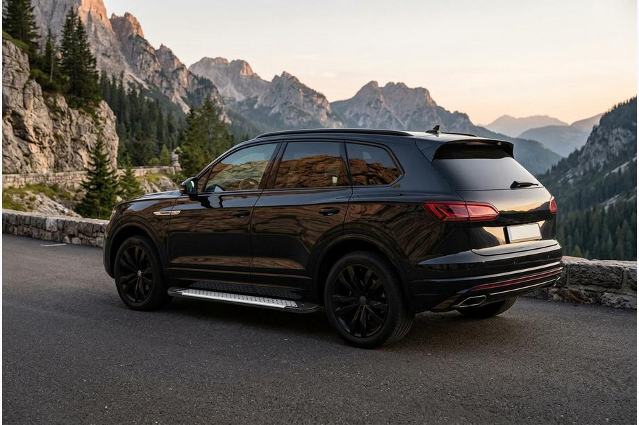 Volkswagen Touareg 2018- Progi boczne Allmond Grey (2 szt., aluminium) Zdjęcia 1