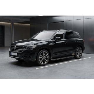 Progi Boczné Allmond Black (2 szt., Aluminium) Volkswagen Touareg 2018- zdjęcia 1