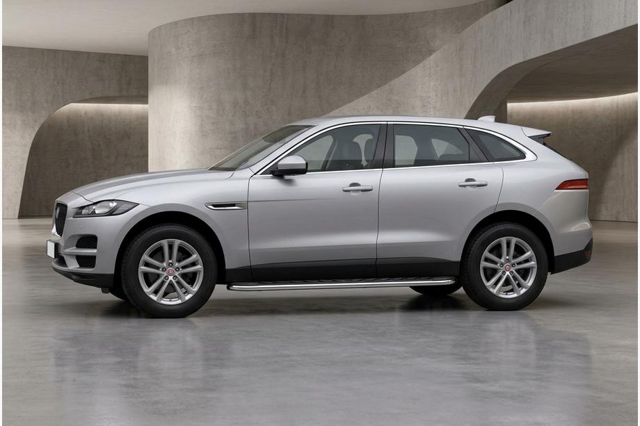 Jaguar F-PACE 2016- Progi Boczné Maydos V1 (2 szt., Aluminium) Image