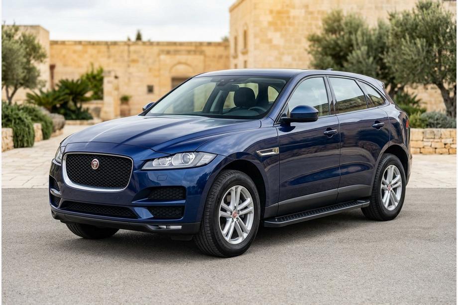 Jaguar F-PACE 2016- Progi Boczné Allmond Black (2 szt., Aluminium) Image