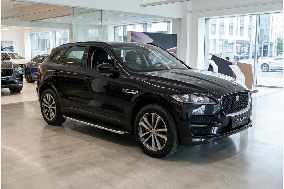 Jaguar F-PACE 2016- Progi Boczné Fullmond (2 szt., Aluminium) Image