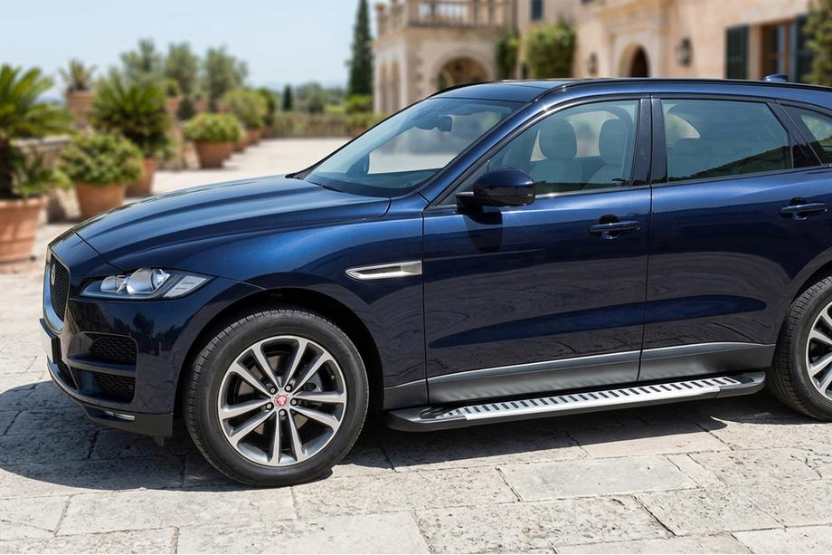 Jaguar F-PACE 2016- Progi Boczne Line (2 szt., Aluminium) Image