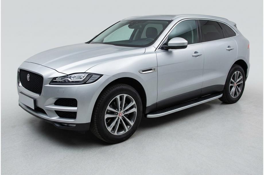 Jaguar F-PACE 2016- Progi Boczne Tayga Grey (2 szt., Aluminium) Image