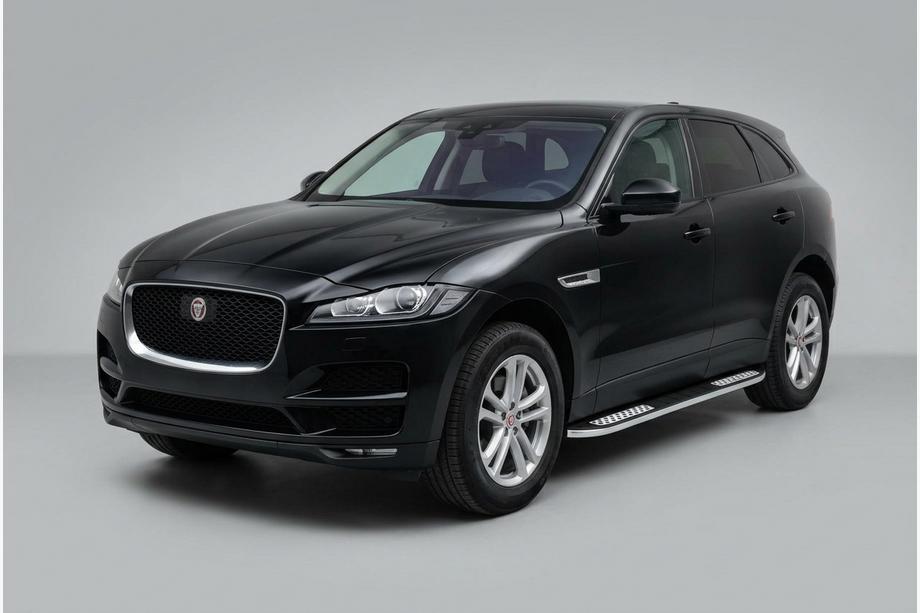 Jaguar F-PACE 2016- Progi Boczné Tayga V2 (2 szt., Aluminium) Image