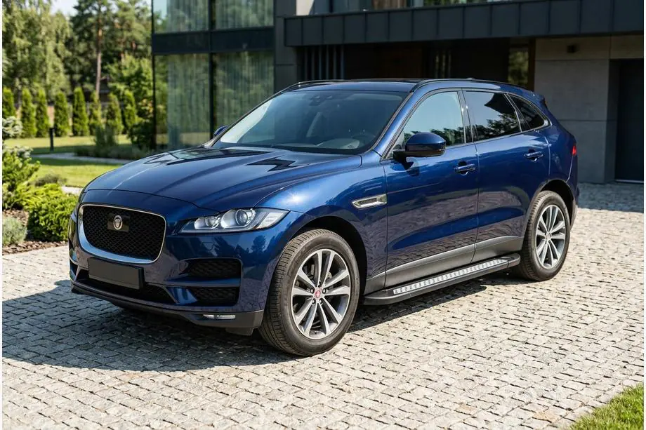 Jaguar F-PACE 2016- Progi Boczné Vision New Black (2 szt., Aluminium) Image