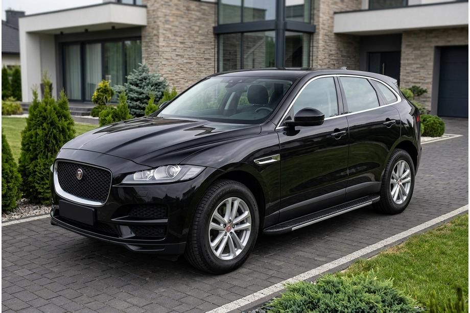 Jaguar F-PACE 2016- Progi boczne Bosphorus Grey (2 szt., aluminium) Image