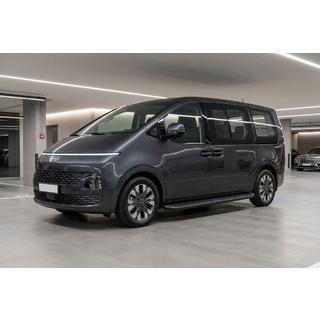 Progi Boczné Tayga Black (2 szt., Aluminium) Hyundai Staria 2021- zdjęcia 1