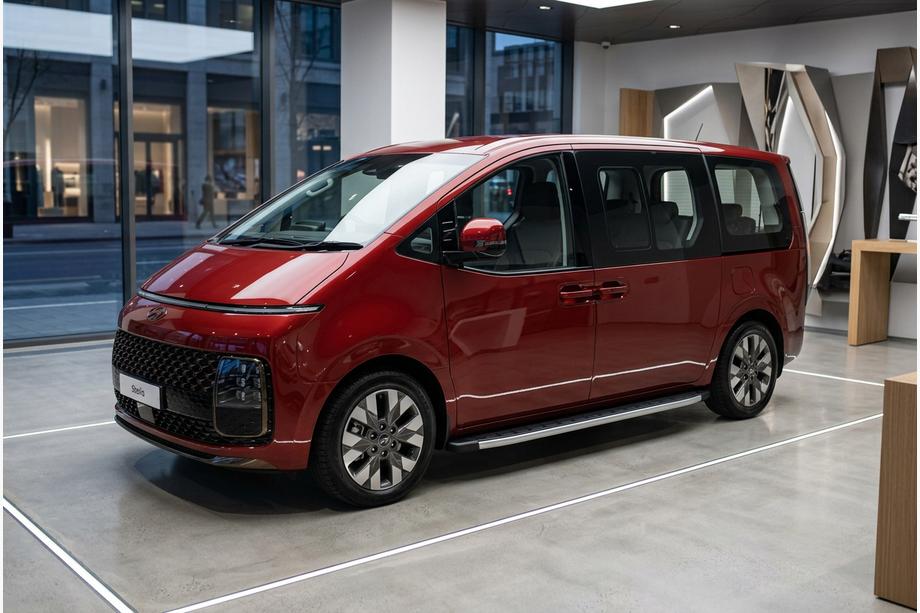 Hyundai Staria 2021- Progi Boczné Fullmond (2 szt., Aluminium) Image