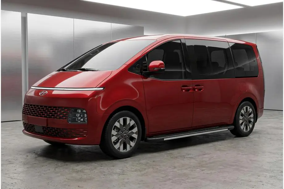 Hyundai Staria 2021- Progi boczne Bosphorus Grey (2 szt., aluminium) Image