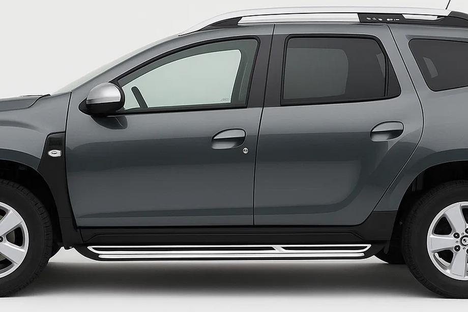 Dacia Duster 2018-2024 Progi Boczné OEM (2 szt., Aluminium) Image