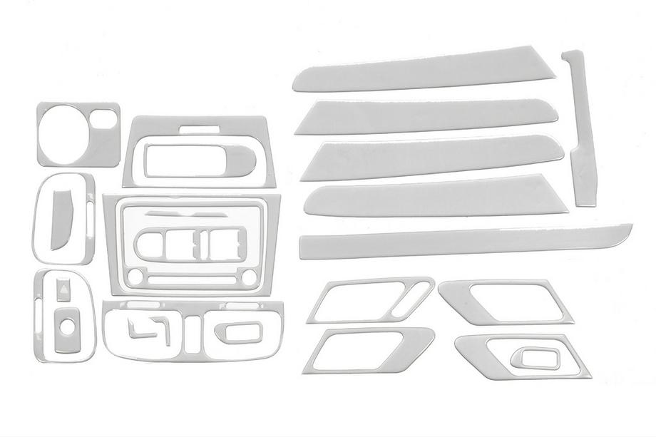 Volkswagen Golf 6 2008-2014 Nakładki na deskę rozdzielczą (Duży zestaw) Image