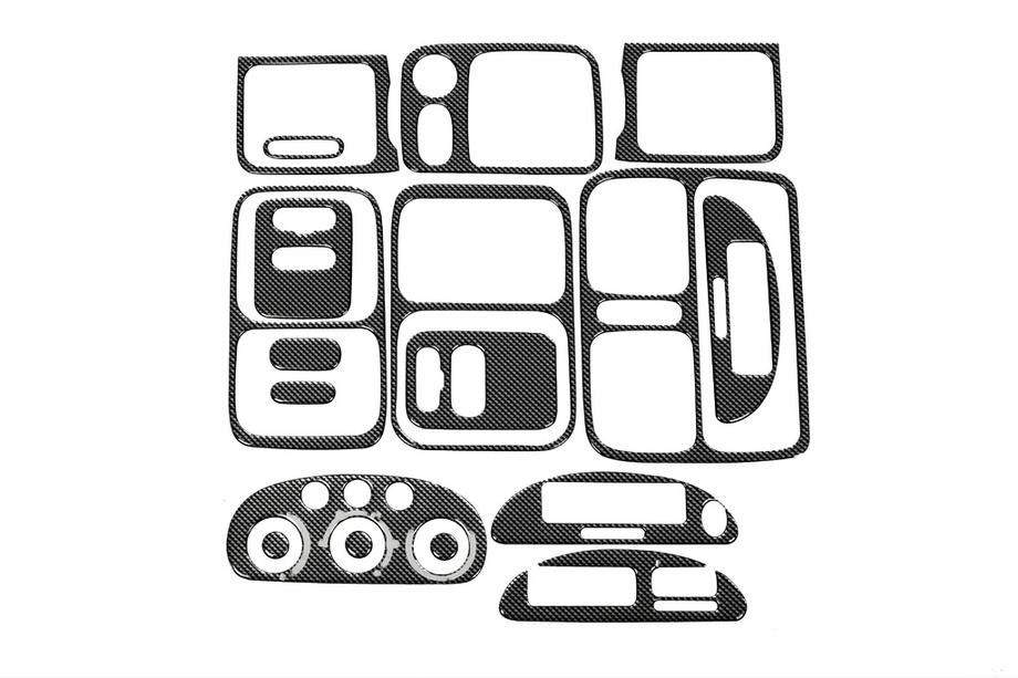 Renault Clio II 1998-2005 Nakładki na Deskę Rozdzielczą Aluminium Image