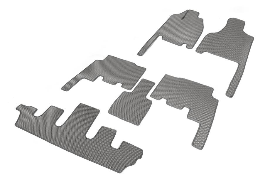Chrysler Voyager 2001-2007 Dywaniki (3 rzędy, EVA, szare) Image