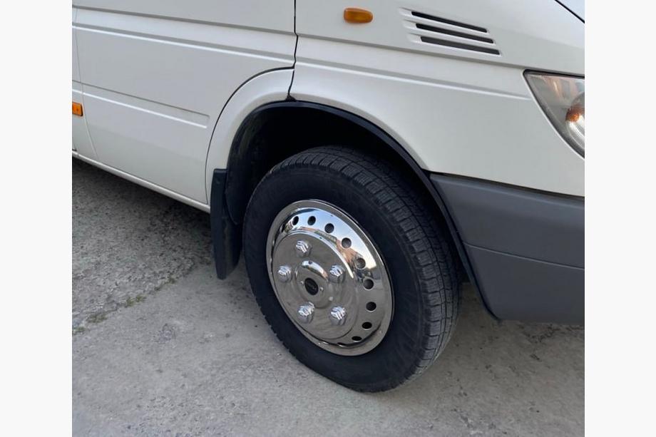 Mercedes Sprinter W901/902/903/904/905 1995–2006 Kołpaki ze stali nierdzewnej Exclusive V2 R15 (2-częściowe) Image