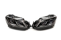 Mercedes GL/GLS class X166 2012-2019 Reflektory przednie Halogen na LED (do aut przerobionych z GL na GLS, 2 szt.) zdjęcia 1