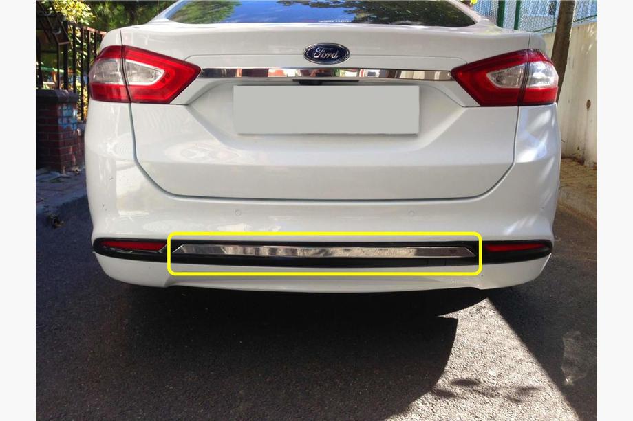 Ford Mondeo 2014-2022 Listwa tylnego zderzaka stal nierdzewna Image