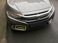Honda Civic Sedan X 2016-2021 Nakładki na światła przeciwmgielne Carmos (2 szt., stal nierdzewna) zdjęcia 4