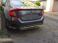 Honda Civic Sedan X 2016-2021 Nakładka na Tylny Zderzak ze Stali Nierdzewnej zdjęcia 1