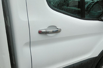 Ford Custom 2013-2022 Nakładki na Klameki Chromowane Carmos (Stal Nierdzewna) zdjęcia 9