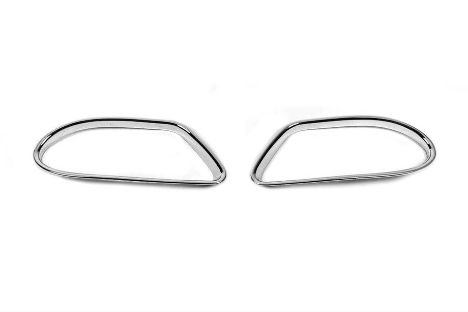 Mercedes ML W163 1997-2005 Chromowane nakladki na swiatla przeciwmgielne (2 szt, plastik) Image