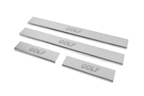Volkswagen Golf 7/E-Golf 2012-2020 Nakładki progowe stal nierdzewna Carmos V2 (4 szt.) zdjęcia 2