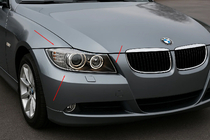 BMW 3 Series E90/E91 2005-2011 Nakładki na Reflektory Chromowane (2 szt., Plastik) zdjęcia 1
