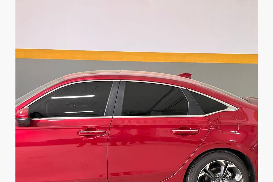 Honda Civic Sedan 2021- Dolne listwy szyb stal nierdzewna (8 szt.) Image