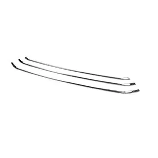 Nakładki na kratkę zderzaka (3 szt, stal nierdzewna) zdjęcia 3