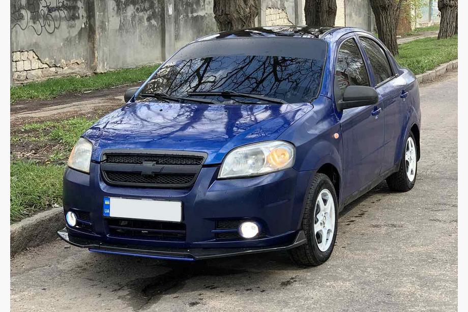 Uniwersalna dokładka przedniego zderzaka Niken Blue (ABS) Zdjęcia 3