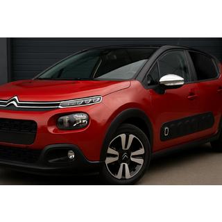Nakładki na Lusterka (2 szt, Stal Nierdzewna) Citroen C-3 2016-2023 zdjęcia 3
