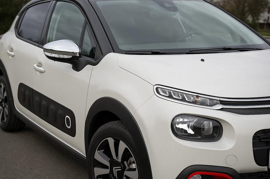 Citroen C-3 2016-2023 Nakładki na Lusterka (2 szt, Stal Nierdzewna) Image