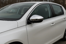 Peugeot 308 2014-2021 Nakładki na Lusterka (2 szt, Stal Nierdzewna) zdjęcia 1