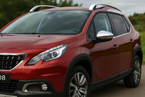 Peugeot 2008 2013-2019 Nakładki na Lusterka 2016-2019 (2 szt, Stal Nierdzewna) Carmos - Turecka Stal Nierdzewna zdjęcia 3