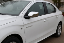 Citroen C-Elysee 2013-2022 Nakładki na Lusterka (2 szt, Stal Nierdzewna) zdjęcia 1