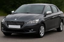 Peugeot 301 2012- Nakładki na Lusterka (2 szt, Stal Nierdzewna) zdjęcia 1