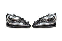 Lexus IS 2005-2013 Reflektory Przednie OEM V2 Silver (2 szt) zdjęcia 2