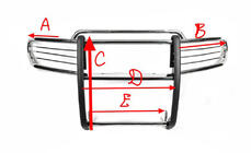 Toyota FJ Cruiser 2006-2022 Przedni Pałąk A098600 (Stal Nierdzewna) zdjęcia 5